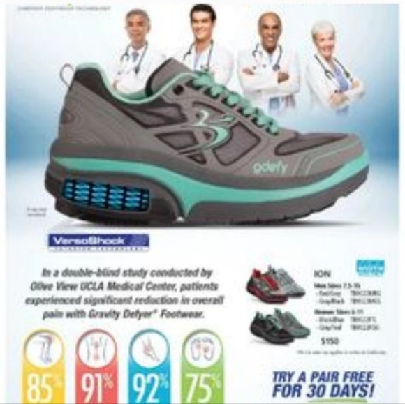 Gdefy Gravity Defyer Women's Mighty Walk TB9024FGP shoes - Picture 3 of 16